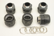 6x MURRPLASTIK M32 P29 M32x1,5 Roboter verschraubung  M32/P29