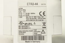  EATON 0,05 s - 100 h 24 - 240 V AC 50/60 Hz 24 - 48 V DC Zeitrelais ETR2-44 OVP