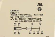 OMRON H2C-F-S 30s-30h 220VAC Timer 4536853493936 OVP