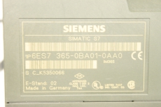 SIEMENS SIMATIC S7-300 6ES7365-0BA01-0AA0 E:02 Anschaltung