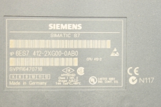  SIEMENS SIMATIC S7-400 CPU 412-2 6ES7412-2XG00-0AB0 E:7 Prozessor CPU 