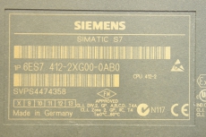 SIEMENS SIMATIC S7-400 CPU 412-2 6ES7412-2XG00-0AB0 E:8 Prozessor CPU 