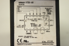 OMRON H7BX-AW 72x72mm 6 stellig Anzeige Display Counter Zähler 