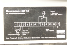 KRIWAN  INT 70 Motorschutz  INT70