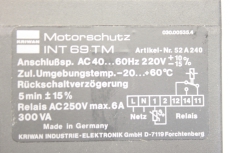 KRIWAN INT69TM 52A240  INT 69 TM  Motorschutz  030.00535.4