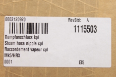 Dampfanschluss MK5 HRX Steam Hose Nipple vapeur für Condair MK5   1115503 OVP