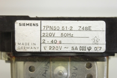 SIEMENS 7PN50 51-2 Z48E 220V 2-40s Zeitrelais 