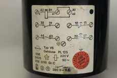 TESCH VS PL125 PL 125 220V 50hz 380V 6A 0435 0-150sec Zeitschaltuhr VS
