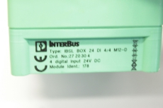 PHOENIX CONTACT IBSL BOX 24 DI 4/4 M12-D INTERBUS I/O-Modul 