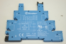 5x FINDER 93.01.0.024 Relais  Sockel Fassung Relaisfassung 8012823195414 OVP