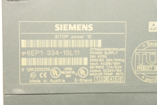 SIEMENS 6EP334-1SL11 Sitop Power 10 E:3 Stromversorgung 6EP3341SL11