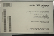 SIEMENS Simatic Step 7 Professional 6ES7822-1AA01-0XE5 Software Upgrade V11 OVP