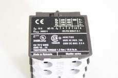 5x EATON 4-polig 2 S 2 Ö Schraubklemmen Hilfskontaktblock 22DILE