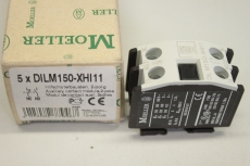 5x EATON Aufbauhilfsschalter Hilfskontaktblock DILM150-XHI11 OVP