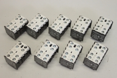 9x MOELLER 4-polig 2 S 2 Ö Hilfskontaktblock Hilfsschalterbaustein 22DILE