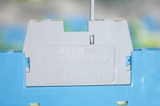 27x Wago 280 AWG 26-14 20A 500V 2,5mm² Reihenklemme Schutzleiter AWG26-14