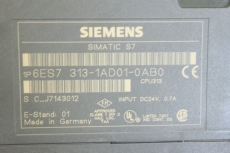  SIEMENS SIMATIC S7-300 CPU 313 6ES7313-1AD01-0AB0 ZENTRALBAUGRUPPE  CPU313