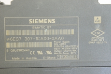 SIEMENS SIMATIC S7 6ES7 307-1KA00-0AA0 DC24V Stromversorgung 6ES7307-1KA00-0AA0