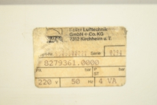 KELLER Lufttechnik 9505300221 220V 50Hz 4VA P-Regler 0-25 mbar 8279361.0000