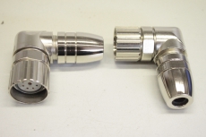 2x PHOENIX CONTACT 4080675 9 polig  90° Stecker 07.91624-0143 07.91624-0144