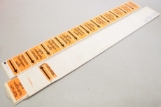 15x 70x7,6mm Natrium hydrogen Sulfit Aufkleber Warnaufkleber Warnzeichen OVP