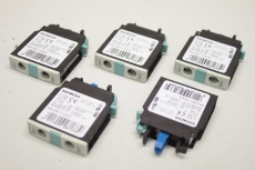 5x SIEMENS frontseitiger Hilfsschalter Hilfskontaktblock 3RH1921-1CA10