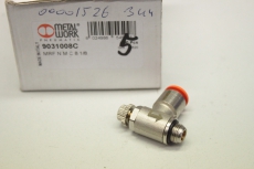 METAL WORK 8024986545098 1/8 8mm Drosselventil 9031008C  OVP