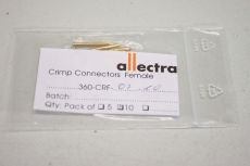 10x ALLECTRA  360-CRF-07-10 Pin 0,75mm Stecker  Crimp Connections 360CRF0710 OVP