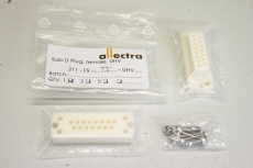 ALLECTRA 211-FS-15-UHV Stecker Sub-D Socket 15pins Ceramamic UHV 211FS15UHV OVP