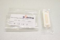 ALLECTRA 211-FS15-UHV Stecker Sub-D Socket 15pins Ceramamic UHV 211FS15UHV OVP