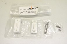ALLECTRA 211-MS09-UHV Stecker Sub-D Plug male  9pins Ceramic UHV 211MS09UHV OVP