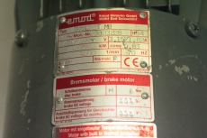 EMOD MOTOREN B71L 2TM8 IP54 0,71kW 8Nm 4000 Drehstrom Bremsmotor Brake Motor B71L