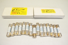 16x SIBA 6003305.16 16A  10x38mm G Sicherung 600330516 OVP