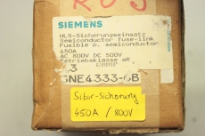 3x SIEMENS 450A Sicherungseinsatz 3NE4333-6B OVP
