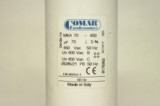 4x COMAR CONDENSATORI  MKA 70-450 Kondensator µF 70 MKA70450
