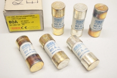 6x SIBA 5006006.80 80A UR HRC Fuse Sicherung 22x58mm 500600680 OVP