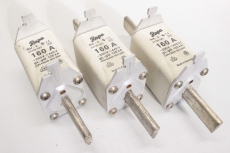 3x RAPA NH2 160A 500V 120kA 24730.19/1 NH Sicherungseinsatz NH-2