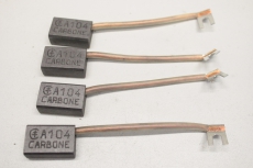 4x DEUTSCHE CARBONE  1020200-9528 25x10x16 Kohlebürste Carbon Coal Brush  A104