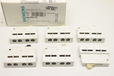 6x SIEMENS  Hilfsschalter Kontaktblock 3RV1901-1E OVP