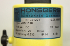 HONSBERG  VDS 15 RI VDS15RI 24DC  Durchflusswächter Flow Sensor 331221