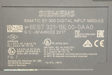  SIEMENS SIMATIC S7-300 6ES7321-1BL00-0AA0 FS:7 Digital Modul EINGABE 