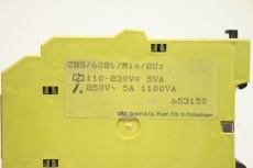 PILZ ZBS/60BL/MIN/2UZ 653150 Zeitrelais ZBS/60BL/MIN/2UZ OVP