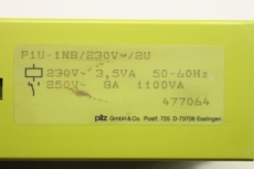  PILZ P1U1NB230V2U P1U 1NB 230V 2U Sicherheitsrelais P1U-1NB/230V/2U