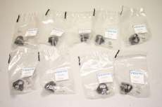 9x FESTO 175102 SMBR-10-12 Befestigungsbausatz Näherungsschalter Zylinder OVP