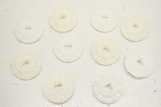 10x  8 zahn 40mm Zahnrad Stirnrad plastik Kunstoff 17