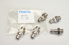 5x FESTO KS3-1/8-A G1/8 Kupplungsstecker KS31/8A OVP