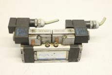 FESTO 10896 MFH-5/3G-1/4-D-1 MSFG-24 Wege Magnetventil & Spule & Gerätestecker 