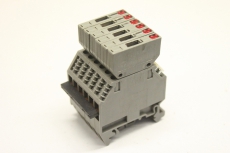 6x WIELAND  WK4 TKG/U Reihenklemme Schutzleiter WK4TKG/U