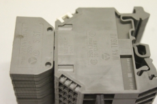 6x WIELAND  WK4 TKG/U Reihenklemme Schutzleiter WK4TKG/U