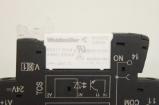2x WEIDMüLLER 24V TRS24VDC1CO RSS113024 4060120000 Relais Schaltrelais TRS 24VDC